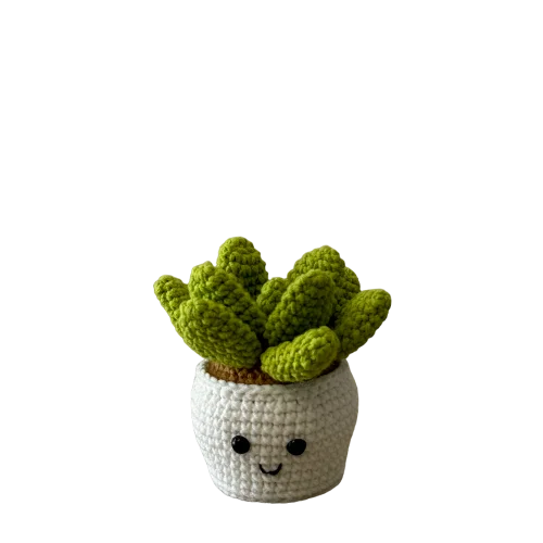 Vintage used toy Smily Succulent